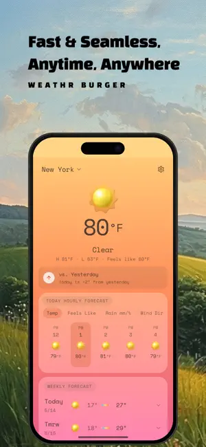 Weather Burger screenshot 1
