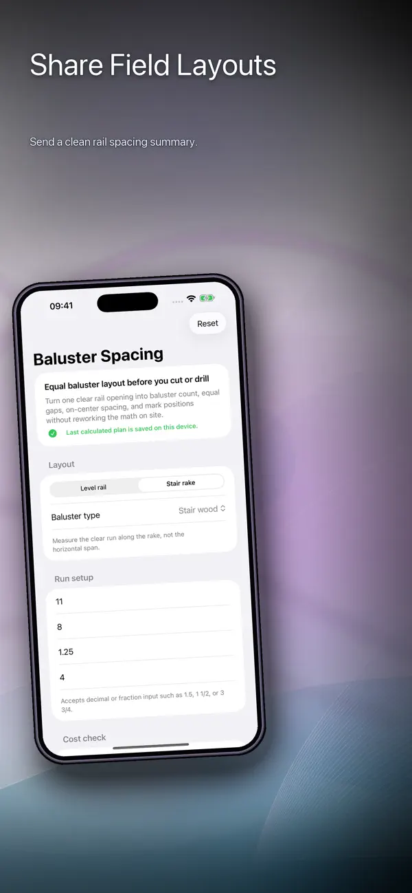 Screenshot #3 pour Baluster Spacing Pocket