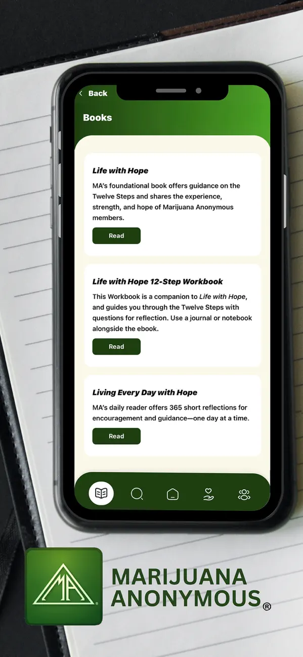 Screenshot #3 pour Marijuana Anonymous App