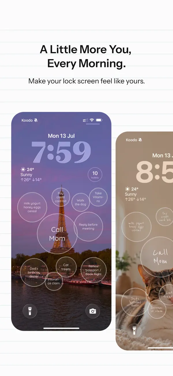 Screenshot #2 pour bubbly: Your brain dumping app