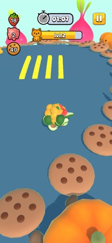 Kitty Roll 3D iPhone screenshot