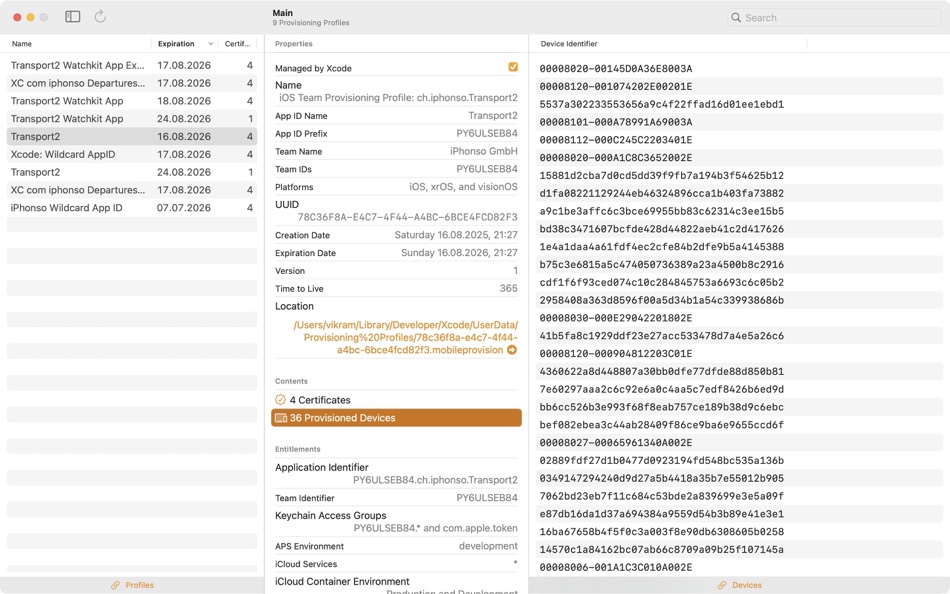 #4. Provisioner (macOS) 由: iPhonso GmbH