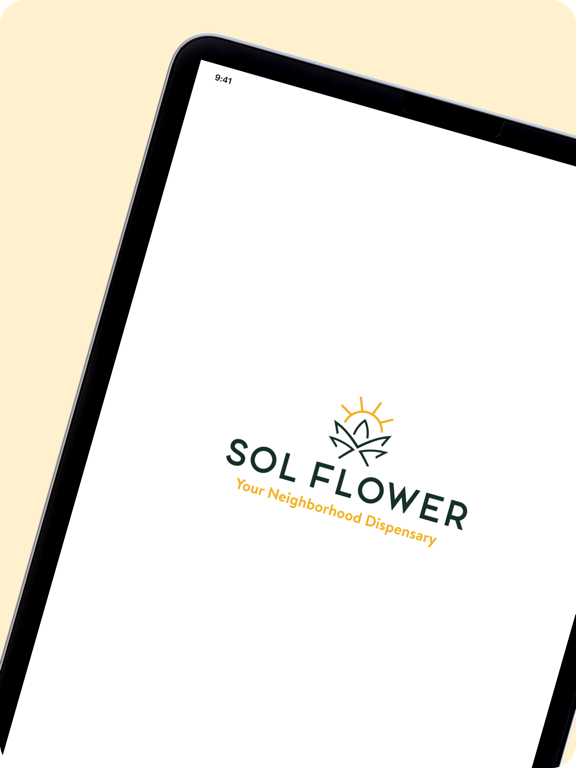 Sol Flower iPad screenshot 1 - Shopping app
