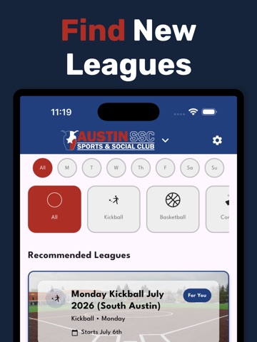 Austin SSC iPad screenshot