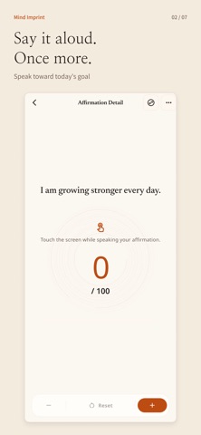 Mind Imprint - Affirmations Screenshot 2 of 7
