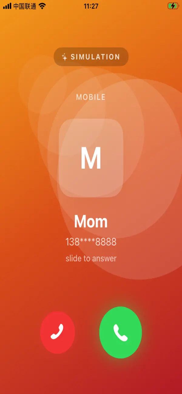 Screenshot #3 pour Fake Call - Social SOS