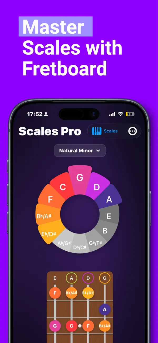 #3. Scales Pro: Circle of Fifths (iOS) بواسطة: Olric Digital