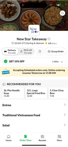 New Star Takeaway Screenshot 2 of 4