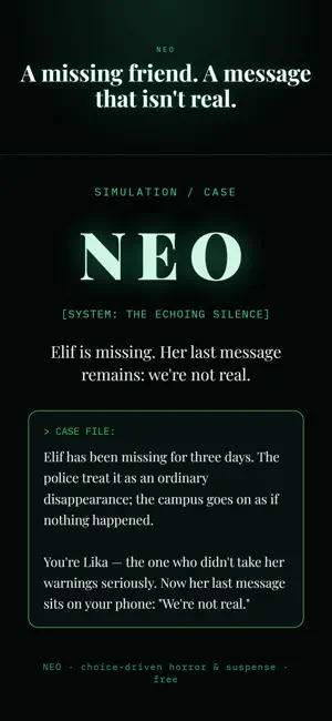 NEO: Interactive Horror Story screenshot 1