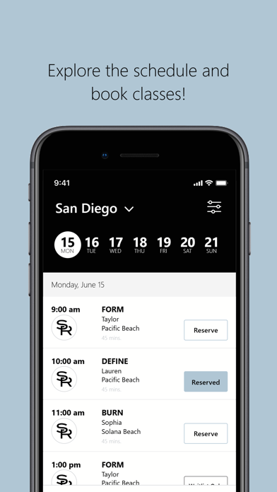 The Sculpt Room Pilates iPhone screenshot 3 - Health & Fitness app