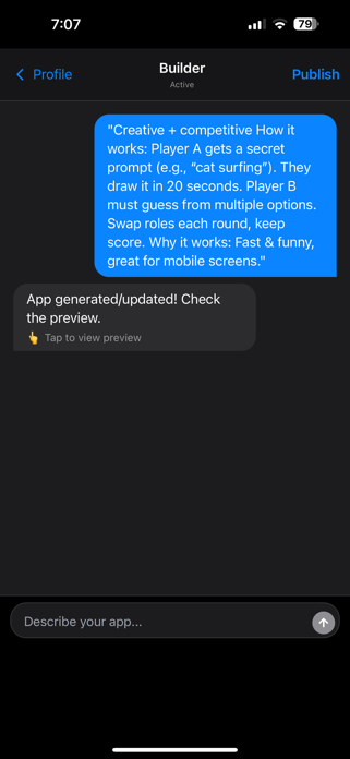 MiniApps Store, AI App Builder Screenshot 3 of 5