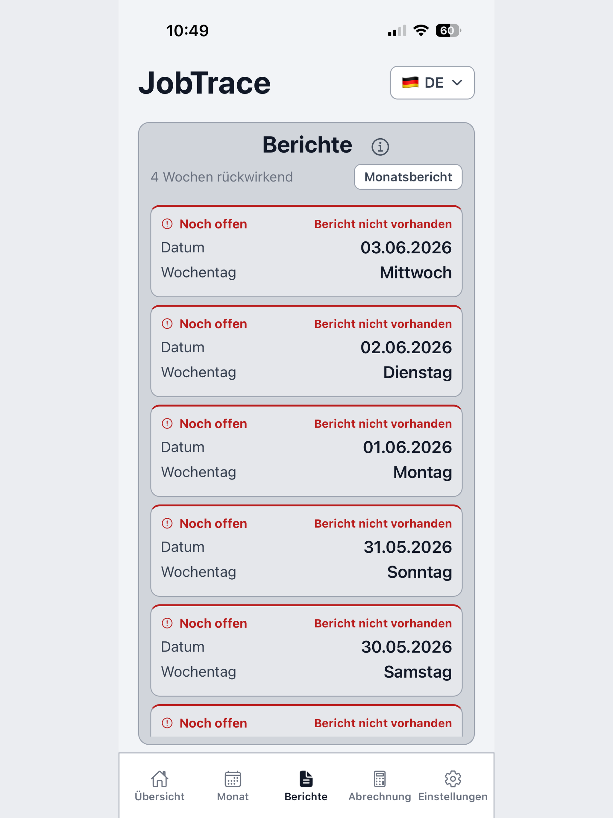 JobTrace screenshot 12