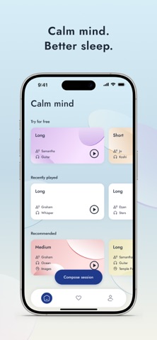 MUYA Yoga Nidra Sleep & Relax iPhone screenshot