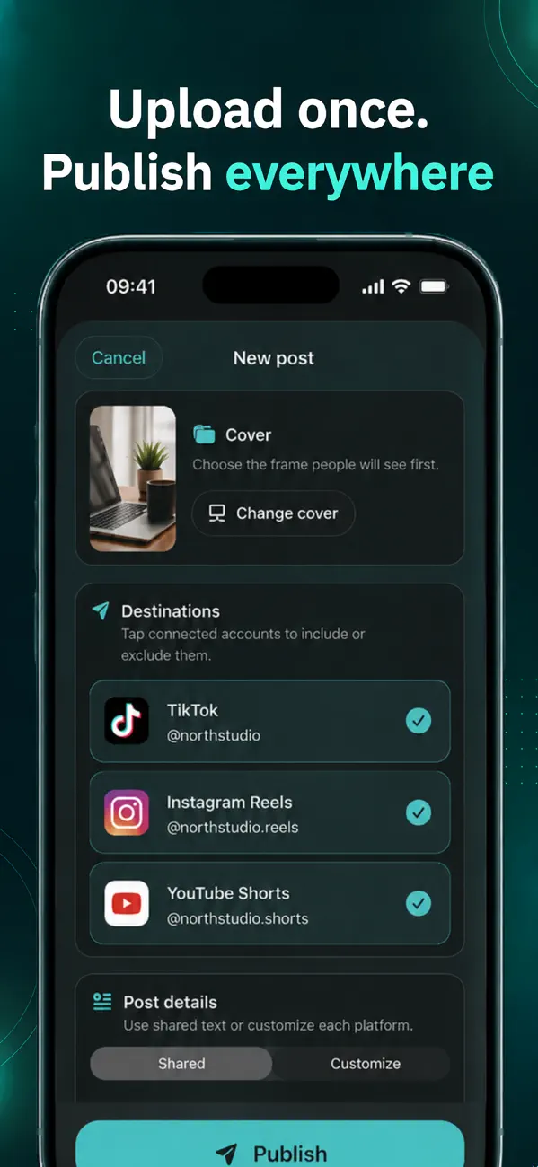 Screenshot #1 pour CrossPost Pro