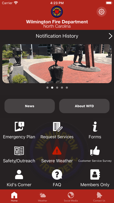 Wilmington Fire Department NC Screenshot