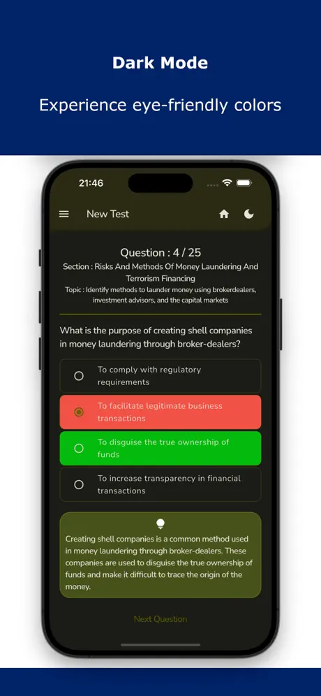 Anti Money Laundering Test Screenshot 4