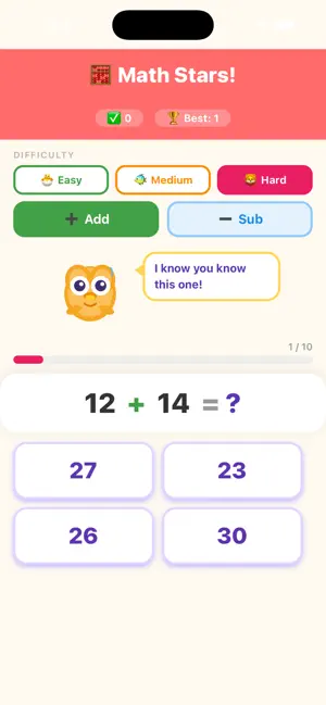 Math Stars! screenshot 2
