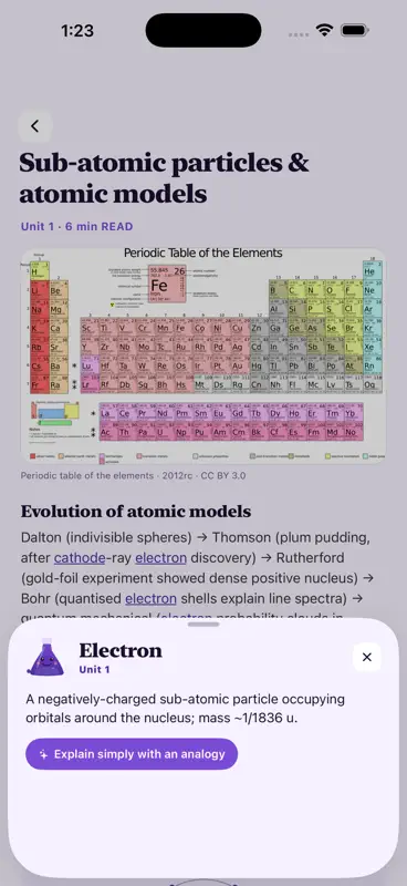QCAA Study Chemistry screenshot 1 of 9