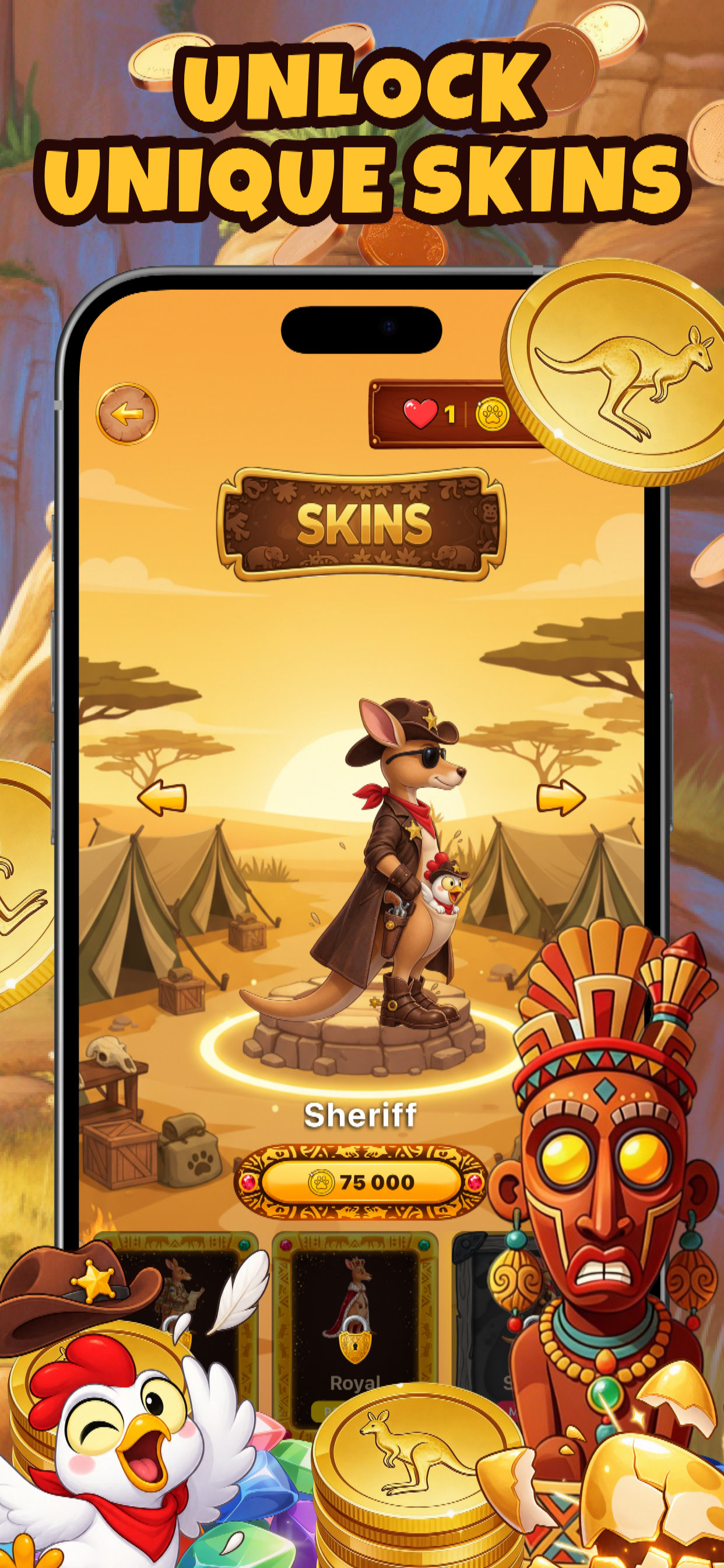 Kangaroo Safari Rush screenshot 5