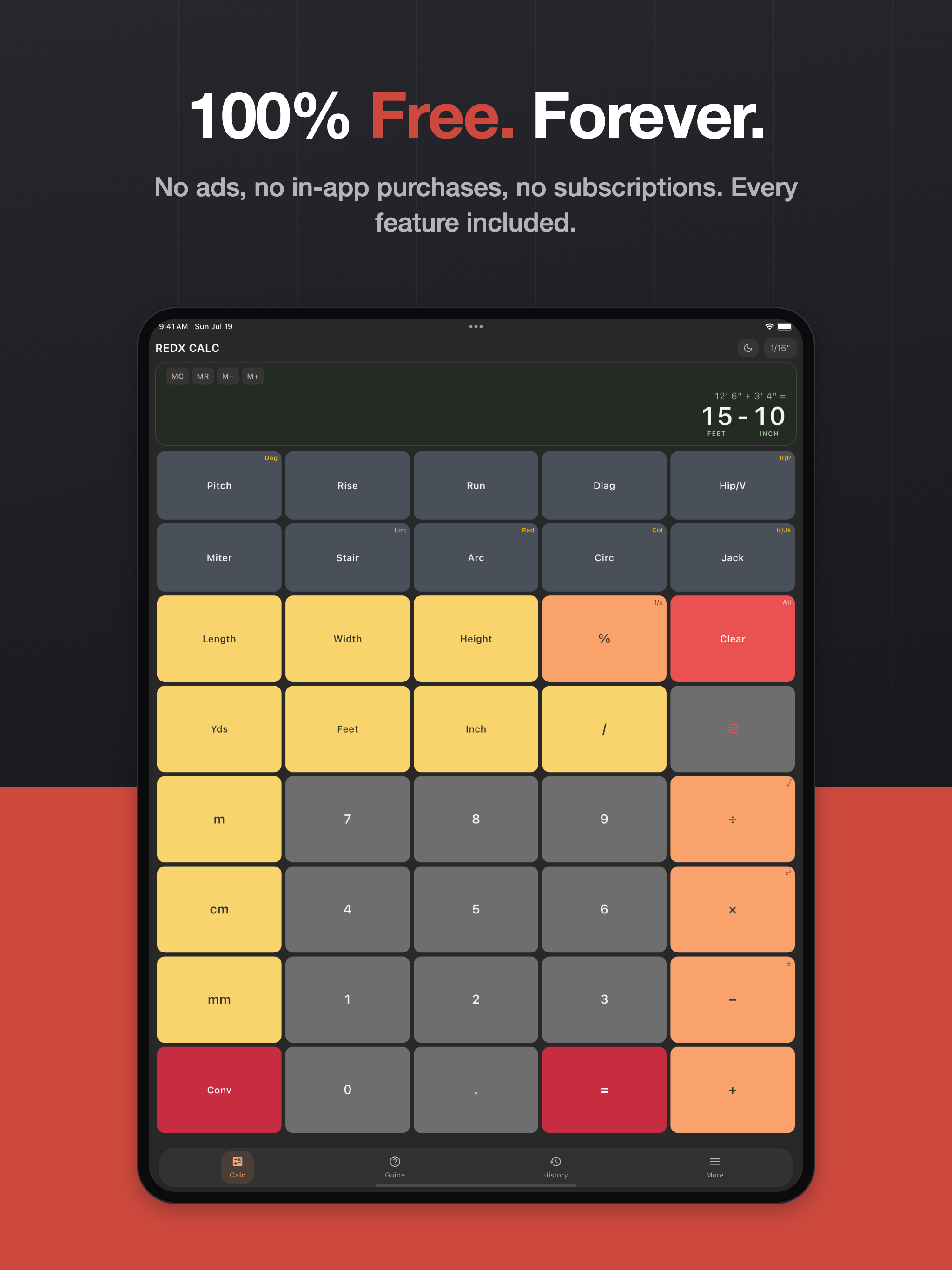 RedX Construction Calculator screenshot 7