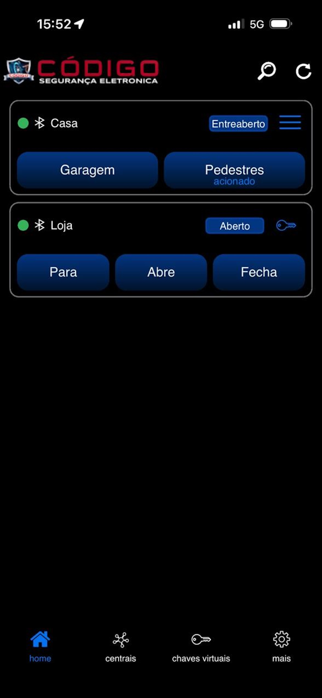 Código Segurança Eletrônica