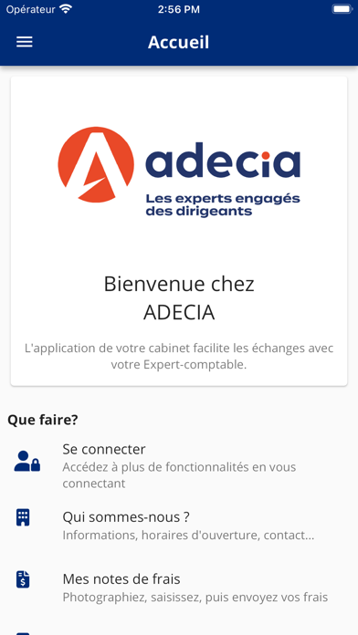 Screenshot #1 pour Adecia experts-comptables