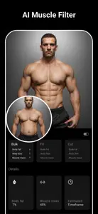 GigaBody: AI Muscle filter screenshot #2 for iPhone