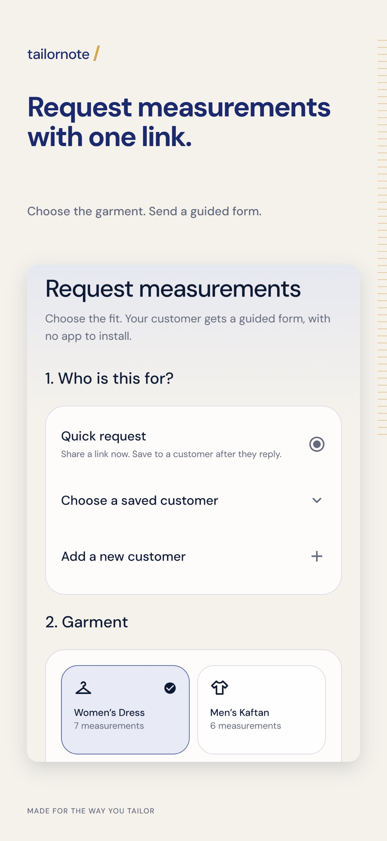 Screenshot 2 of TailorNote