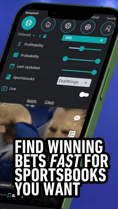 Probly | Sports Betting Data Screenshot