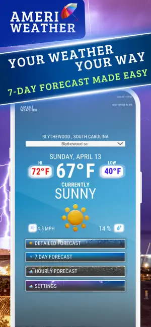 Ameri Weather screenshot 1