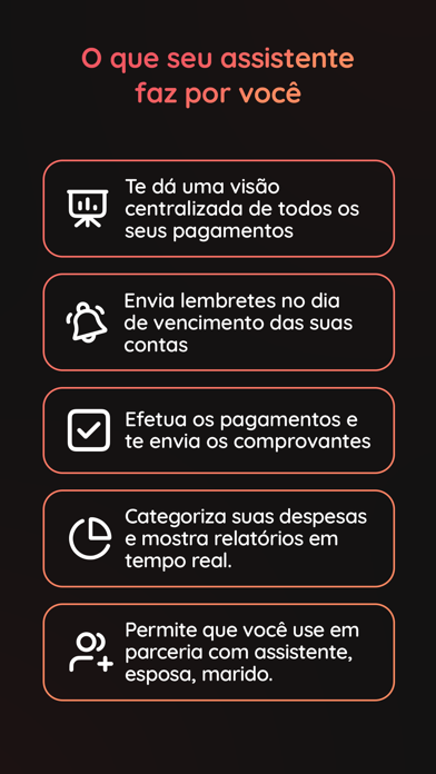 Friday: pagamento de contas Screenshot