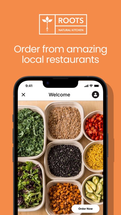 Roots Natural Kitchen Ordering Screenshot