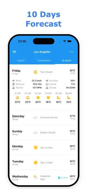 The Frog: Weather app iPhone screenshot 5