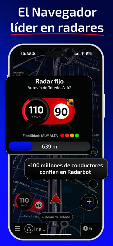 Radarbot: Avisador de radares screenshot 1 of 8