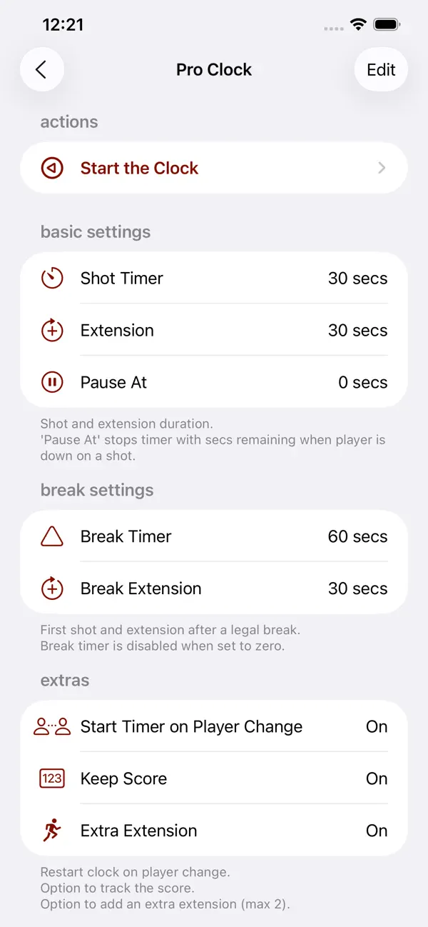 Screenshot #2 pour ShotClock by RackDiscipline