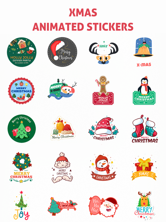 Screenshot #5 pour XMas Animated Stickers