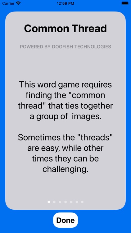Common Thread Game