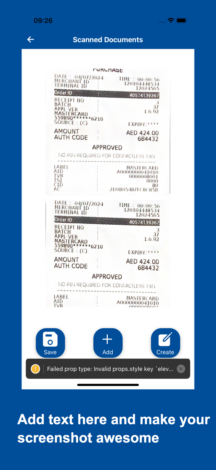 Receipt  Expense Scanner