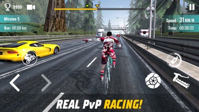 Bicycle Rider: Traffic Racingのおすすめ画像2