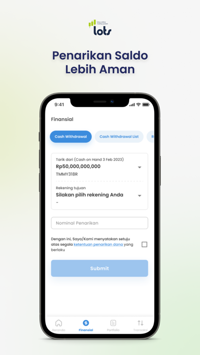 LOTS - Lotus Online Trading Screenshot