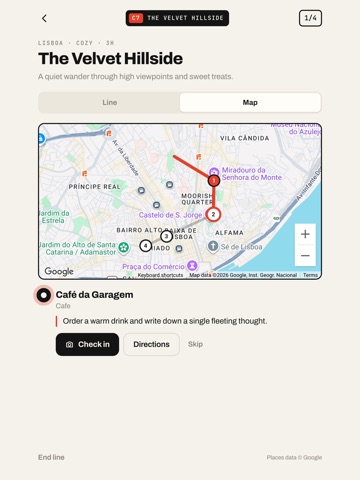 Tiny Trips: City Walks iPad screenshot