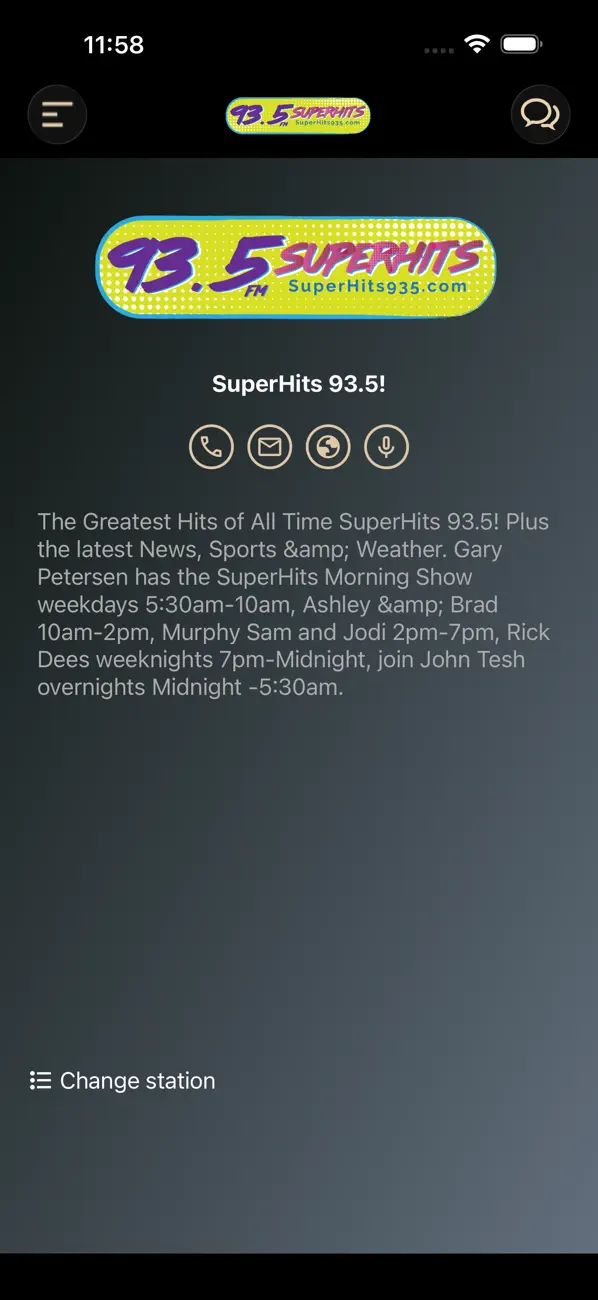 Screenshot #3 pour SuperHits 93.5