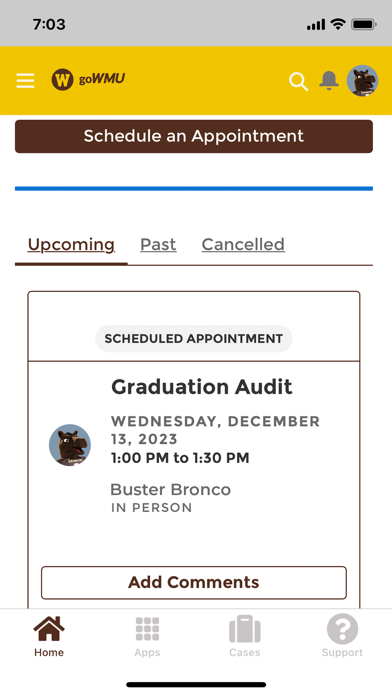 Screenshot 3 of goWMU App