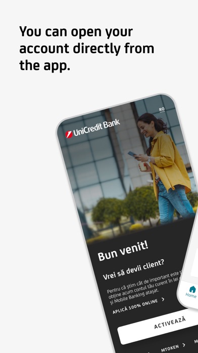 UniCredit RO - Mobile Banking Screenshot