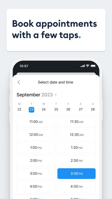 Setmore Appointment Scheduling Screenshot