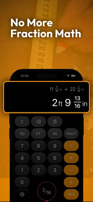 Feet Inch Calculator Tape Mate screenshot 3