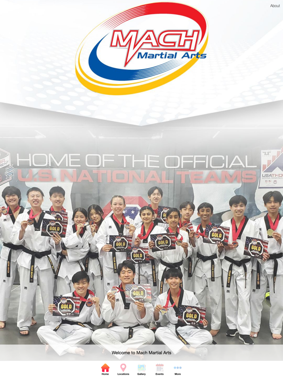 Mach Martial Arts iPad screenshot 1 - Education app