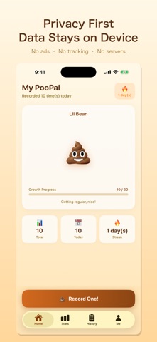 PooPal - Poop Tracker Screenshot 1 of 5