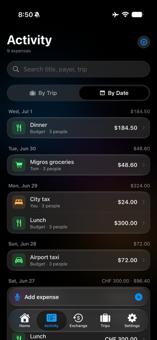 Qirsh - Split Expenses Screenshot 8 of 10