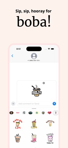 Bubble Tea Stickers Screenshot 2 of 5